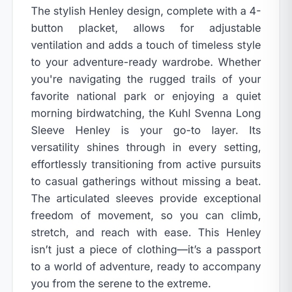 Kuhl "Svenna" Waffle Knit Henley Long Sleeve Shirt Teal Blue | Women's Size S - Picture 11 of 12